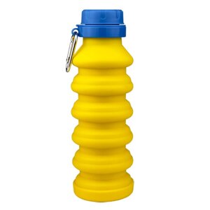 Пляшка для води складана Magio MG-1043Y 450 мл. Колір: жовтий