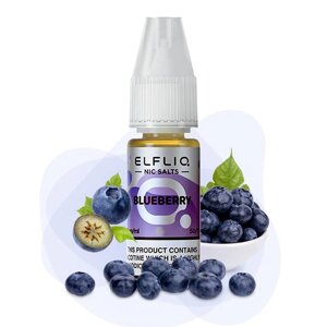 Рідина ELFLIQ 30 мл 5%. Чорниця (Blueberry) в Полтавській області от компании Магазин электрики промышленных товаров и инструментов