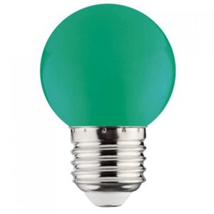 Світлодіодна лампа RAINBOW 1W E27 зелена в Полтавській області от компании Магазин электрики промышленных товаров и инструментов
