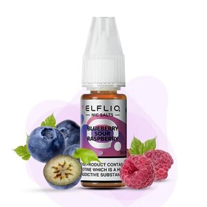 Рідина ELFLIQ 30 мл 5%. Чорниця кисла малина (Blueberry Sour Raspberry)