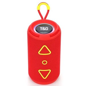 Bluetooth колонка портативна TG656 FM-радіо. Колір: червоний