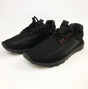 Тонкі кросівки | Мякі чоловічі кросівки | 40 Розмір. Кросівки з тканини, що дихають. Модель 45112. Колір: чорний