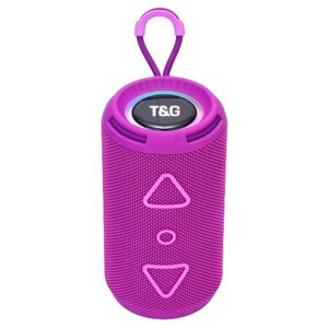 Bluetooth колонка портативна TG656 FM-радіо. Колір: фіолетовий