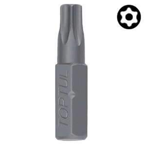 Біта TORX з отвором TOPTUL 1/4" 25мм T30 FSGA0830 в Полтавській області от компании Магазин электрики промышленных товаров и инструментов