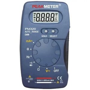 Мультиметр портативний з функцією вимірювання ємності і частоти PROTESTER PM320 в Полтавській області от компании Магазин электрики промышленных товаров и инструментов