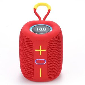 Портативна Bluetooth колонка TG658 8W з RGB підсвічуванням. Колір: червоний в Полтавській області от компании Магазин электрики промышленных товаров и инструментов