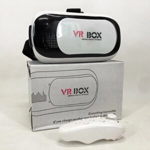 VR box для телефону, Окуляри Віртуальної Реальності, Віар бокс, VR окуляри для смартфона з налаштуваннями