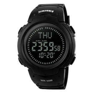 Годинник наручний чоловічий SKMEI 1231BK, брендовий чоловічий годинник, модний чоловічий годинник. Колір: чорний в Полтавській області от компании Магазин электрики промышленных товаров и инструментов