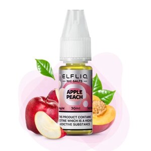 Рідина ELFLIQ 30 мл 5%. Яблуко персик (Apple Peach) в Полтавській області от компании Магазин электрики промышленных товаров и инструментов