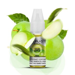 Рідина ELFLIQ 30мл 5%. Кисле яблуко (Sour Apple) в Полтавській області от компании Магазин электрики промышленных товаров и инструментов