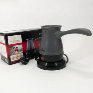 Турка електрична кавоварка Crownberg CB-1564, турка 500 мл, електро турка для коф. Колір: сірий
