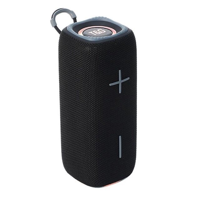 Портативна Bluetooth колонка TG654 8W з підсвічуванням. Колір: чорний від компанії Магазин електрики промислових товарів та інструментів - фото 1