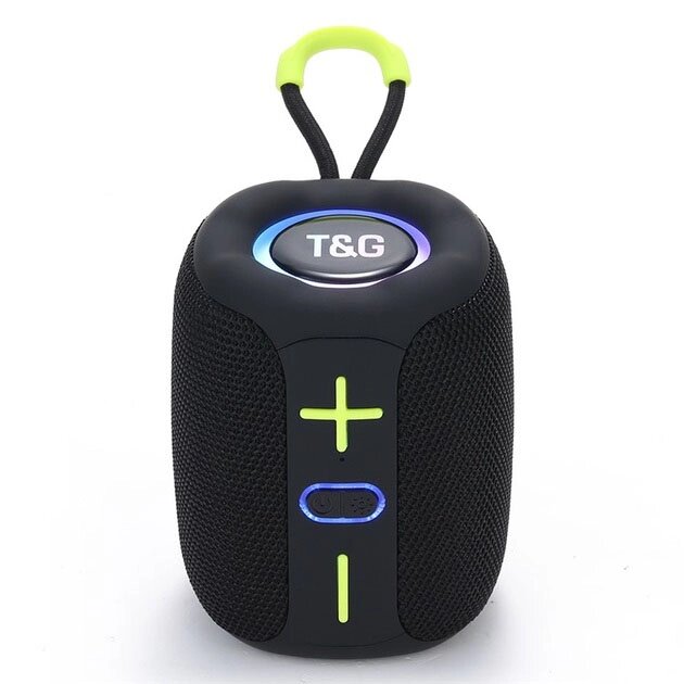 Портативна Bluetooth колонка TG658 8W з RGB підсвічуванням. Колір: чорний від компанії Магазин електрики промислових товарів та інструментів - фото 1