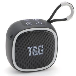 Портативна Bluetooth-колонка TG659 із ремінцем. Колір: чорний