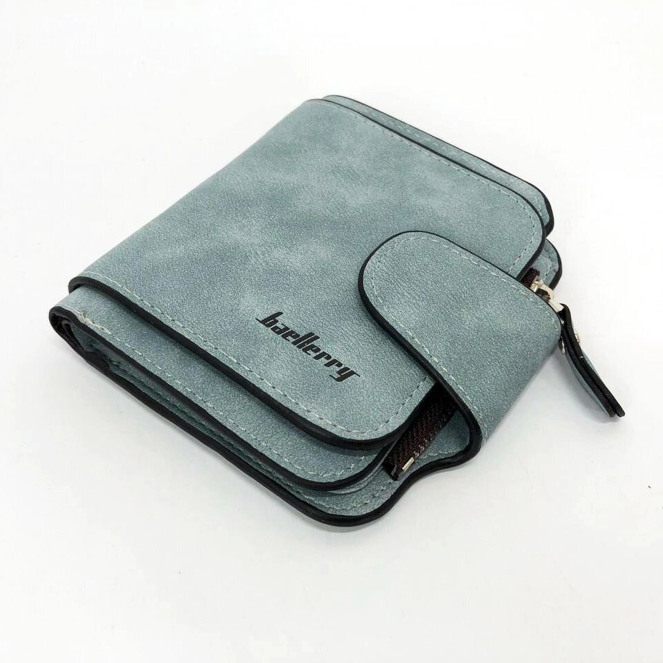 Портмоне Гаманець Baellerry Forever Mini N2346, невеликий жіночий гаманець у подарунок. Колір: блакитний від компанії Магазин електрики промислових товарів та інструментів - фото 1