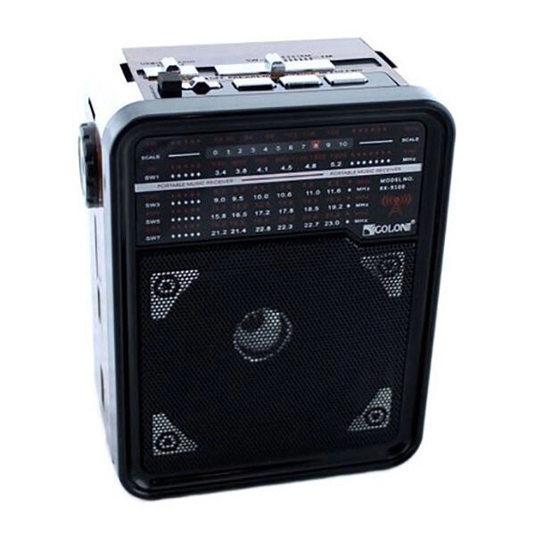 Радіоприймач RX-9100 USB+SD Радіо з ліхтарем Golon від компанії Магазин електрики промислових товарів та інструментів - фото 1