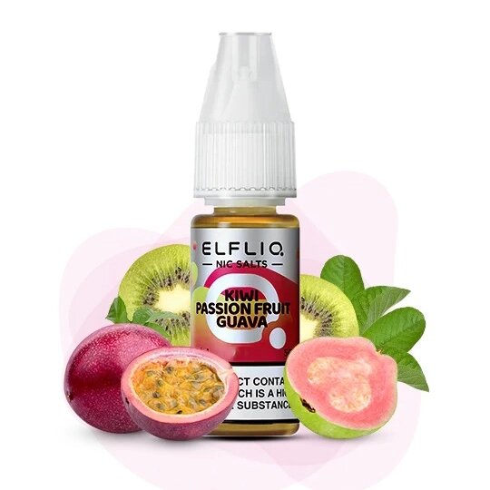 Рідина ELFLIQ 30 мл 5%. Ківі Маракуйя Гуава (Kiwi Passionfruit Guava) від компанії Магазин електрики промислових товарів та інструментів - фото 1