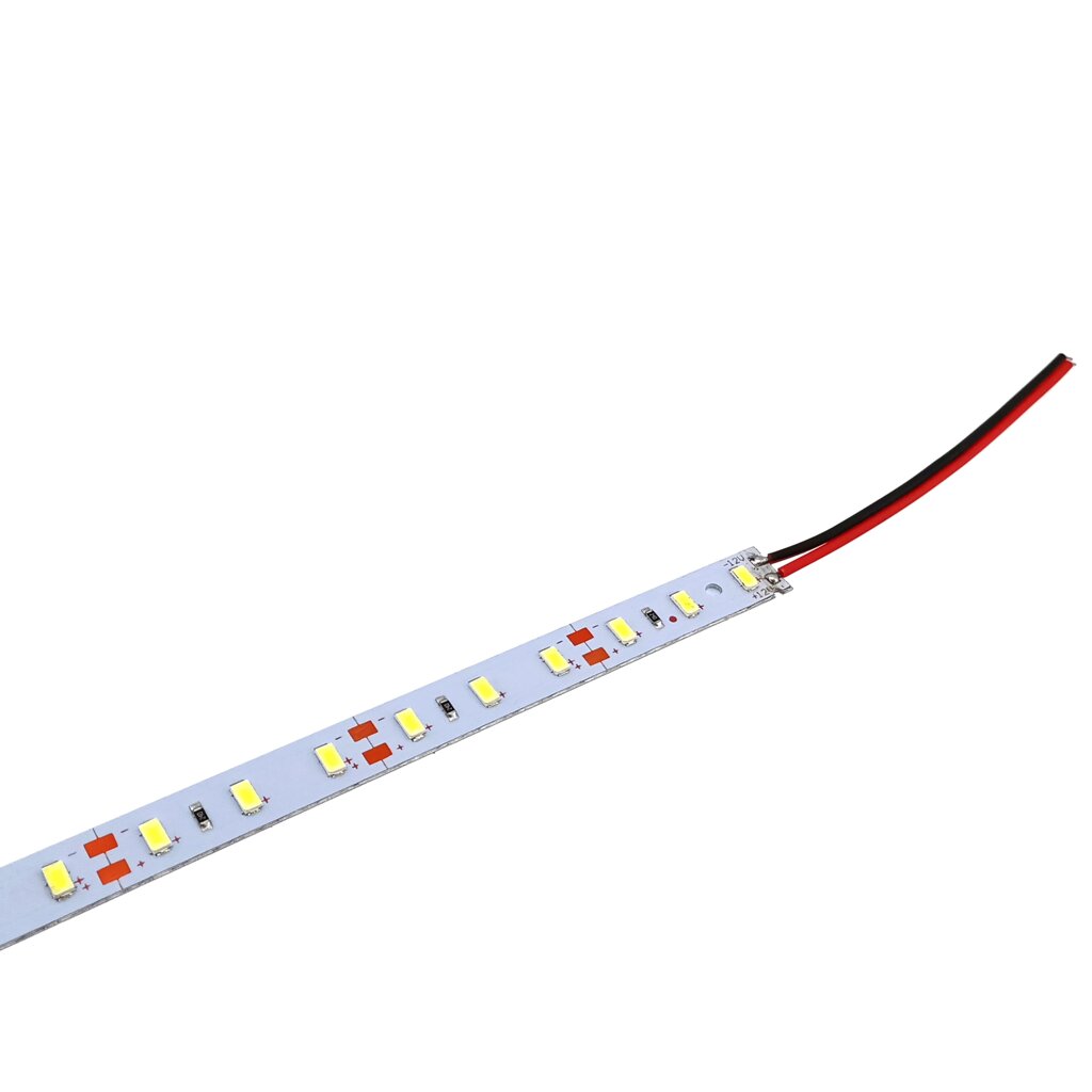 Світлодіодна лінійка BIOM SMD5630 12V 24W 72-LED 1м 6500K від компанії Магазин електрики промислових товарів та інструментів - фото 1