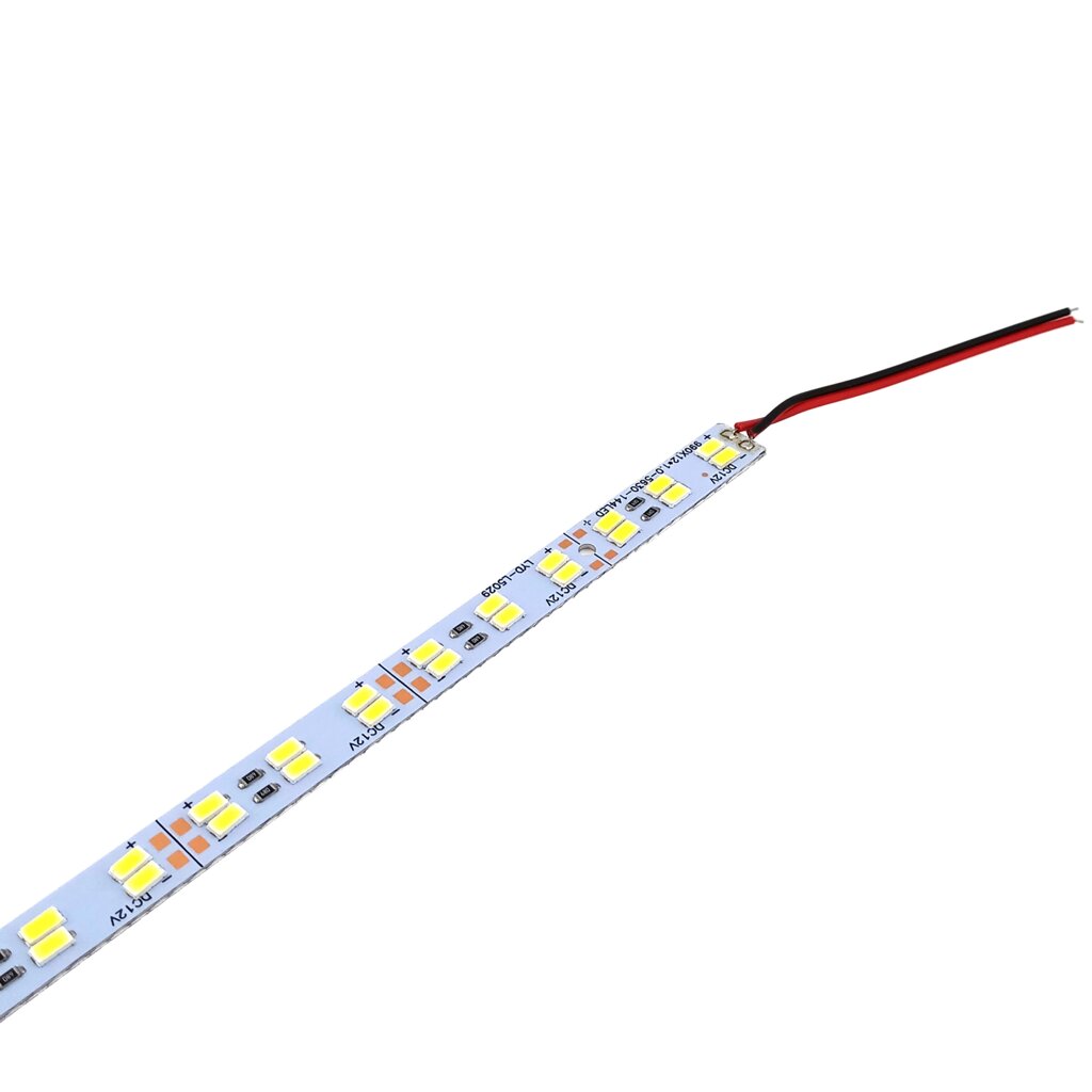 Світлодіодна лінійка BIOM SMD5630 12V 28W 144-LED 1м 6500K від компанії Магазин електрики промислових товарів та інструментів - фото 1