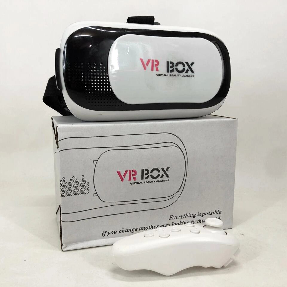 VR box для телефону, Окуляри Віртуальної Реальності, Віар бокс, VR окуляри для смартфона з налаштуваннями від компанії Магазин електрики промислових товарів та інструментів - фото 1