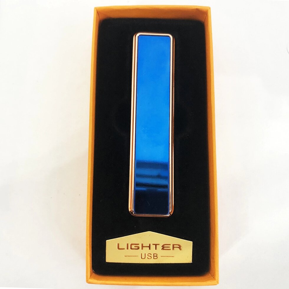 Запальничка спіральна USB ZGP-1. Колір синій від компанії Магазин електрики промислових товарів та інструментів - фото 1