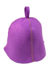 Банна шапка Luxyart штучне хутро фіолетовий (LС-411)
