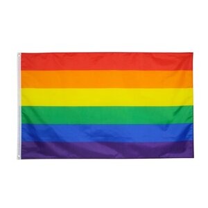 Прапор ЛГБТ-спільноти 150х90см (NS0032)