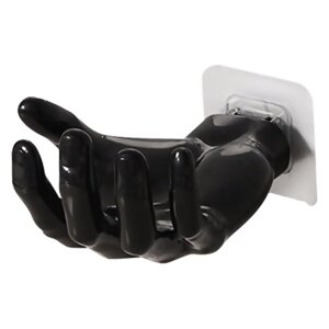 Багатофункціональний тримач настінний у формі руки чорний (TA0040)