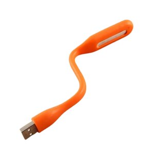 USB-ліхтарик, лампа для читання, лампа для повербанку помаранчева (NS0035)