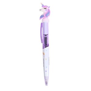 Ручка яка світиться з єдинорогом бузкова (NR0023)
