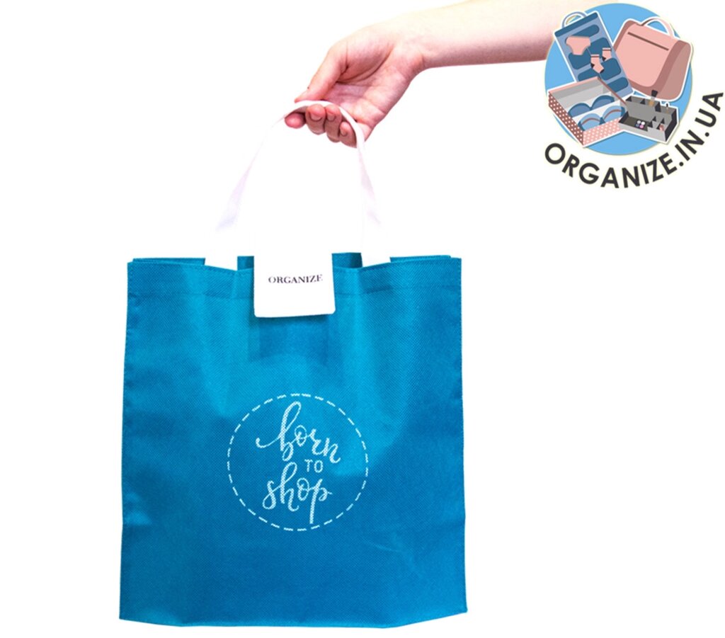 Складна сумка для покупок/Shopper bag економ (блакить) від компанії Tolanis - фото 1