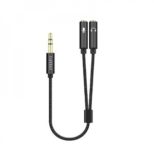 Кабель Aux (1m) Earldom ET-AUX202 — Black