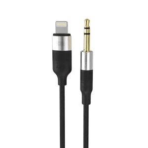 Кабель Aux to Lightning (1m) Earldom ET-AUX54 — Black