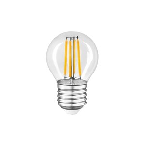 Лампа LED filament G45 4W E27 4000K violux