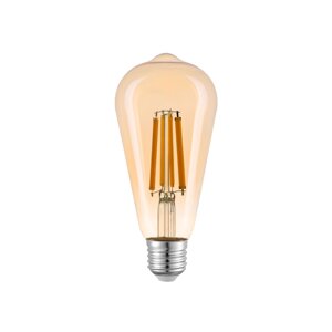 Лампа LED filament ST64 10W E27 2200K (бронза) violux