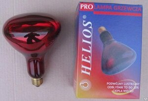 Лампа розжарювання інфрачервона дзеркальна ИКЗК 150 Ват Helios в індивідуальній упаковці