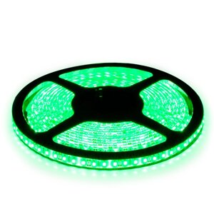 Світлодіодна стрічка B-LED 3528-120 G IP65 зелений, герметична, 1м