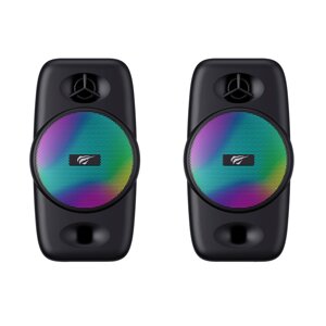 Стерео колонки ігрові HAVIT HV-SK213 USB RGB black