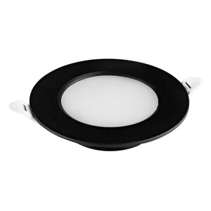 Світлодіодний світильник вбудований LED AURA-3 3W 6400K чорний