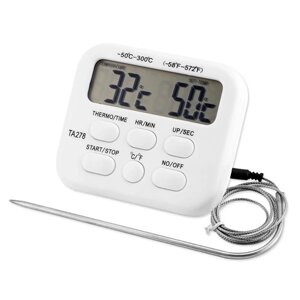 Кухонний термометр ТА-278 з виносним датчиком від -50 до 300°С
