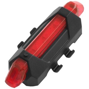 Велоліхтар STOPDC-918/093, red, Waterproof, Li-Ion акум., ЗУ microUSB