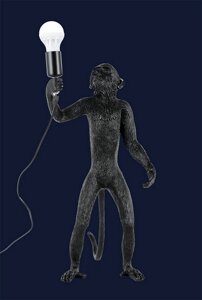 Настільна лампа мавпа з лампочкою 909VXL8051C BK