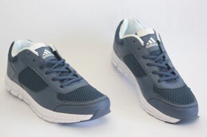 Кросівки літні в стилі Adidas темно сині