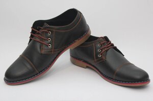 Стильні чоловічі туфлі з еко шкіри 44 розмір