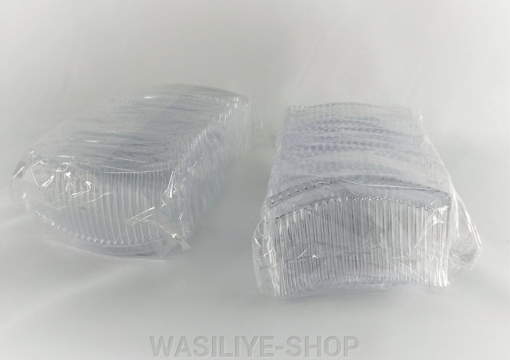 Гребінці пластикові 100шт від компанії WASILIYE-SHOP - фото 1
