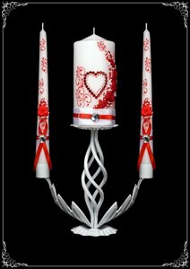 Свічки набір - Сердечко