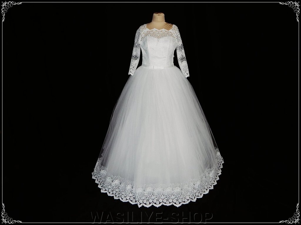 Сукня весільна Гипюр від компанії WASILIYE-SHOP - фото 1