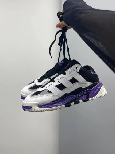 Adidas Niteball White Black Violet v3
