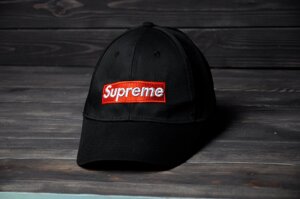 Чорна кепка Supreme (унісекс)