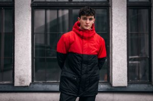 Демісезонне Куртка Waterproof (червоно - чорний)